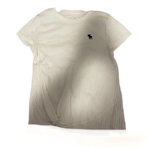 white abercrombie shirt size 15/16